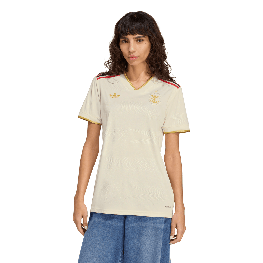 Manto Flamengo Feminina Jogo 3 Adidas 2025