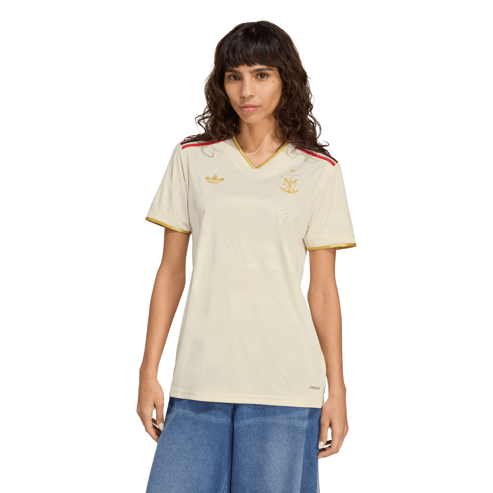 Manto Flamengo Feminina Jogo 3 Adidas 2025