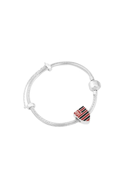 Berloque Flamengo Escudo Colorido com Pulseira 20 – Olam
