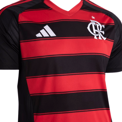 Manto Flamengo Jogo 1 Adidas 2025 Masculino