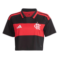 Cropped Flamengo Feminino Jogo 1 Adidas 2026